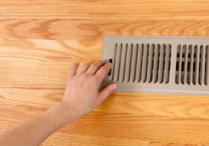 opening heater air vents