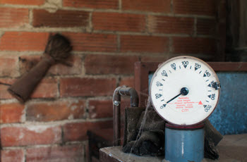 empty heating oil tank