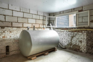 image of a heating oil tank in Shrewsbury