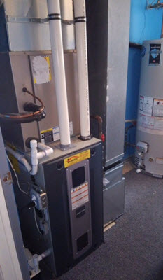 gas furnace installation