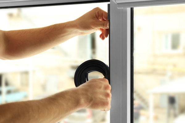 sealing window to prevent air drafts