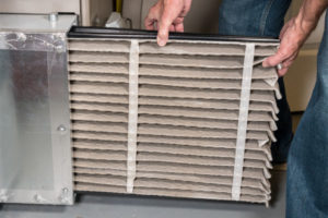 replacing furnace filter