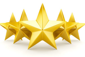 image of 5 stars depicting high quality hvac service