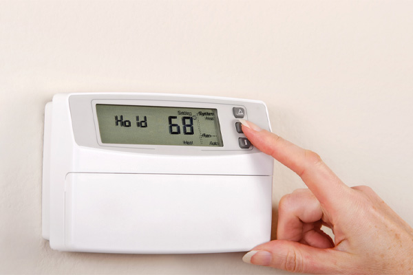 image of a thermostat for an hvac system