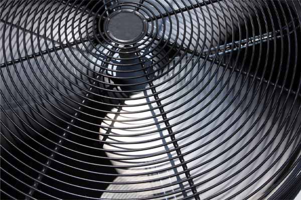 air conditioner fan and condenser