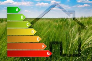 image of home efficiency chart depicting air conditioner seer rating