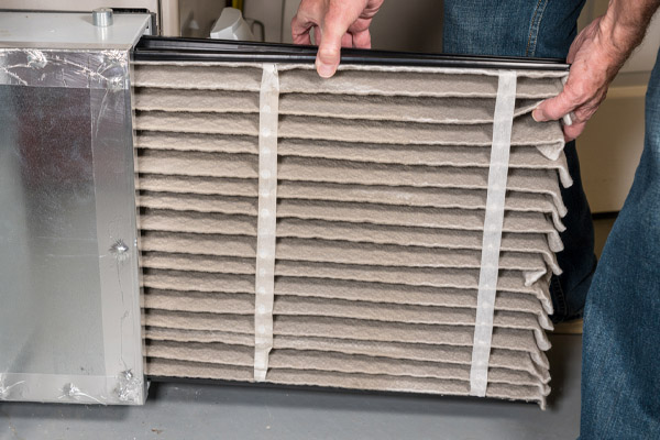 image of an hvac filter replacement