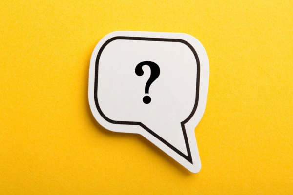 question mark on a speech bubble depicting Heating Oil Tank Size FAQs