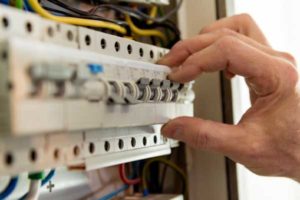 image of a circuit breaker that controls air conditioning system