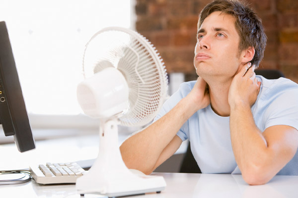 image of summer heat depicting how to cool a home naturally