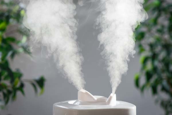 image of a humidifier depicting dry air symptoms in winter