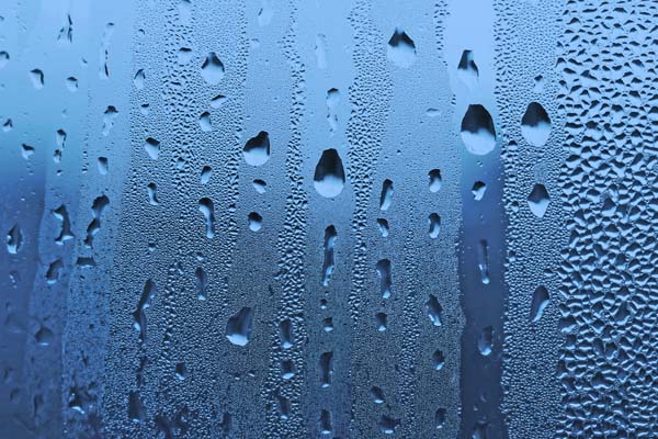 image of condensation depicting moisture problems and heating cooling system