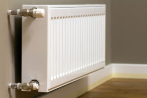 image of a hot water radiator for a home heating oil system