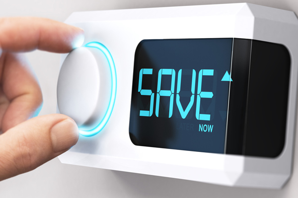image of save on thermostat depicting thermostat hvac system control