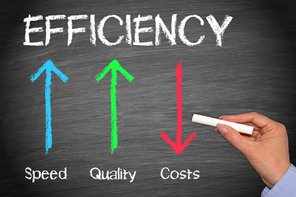 efficiency rating depicting energy efficient cooling system