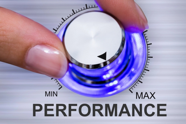 performance knob in maximum level depicting whole-house generator