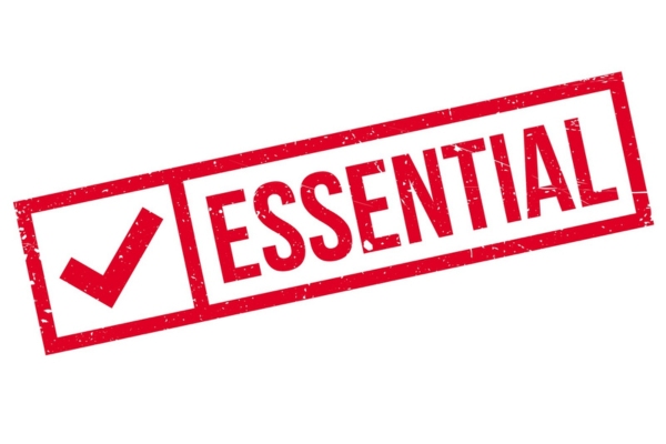 Essential red rubber stamp depicting filters for furnaces