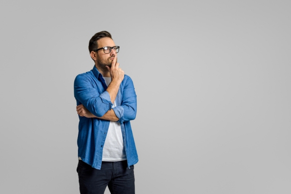 image of a man thinking depicting understanding boiler lifespan