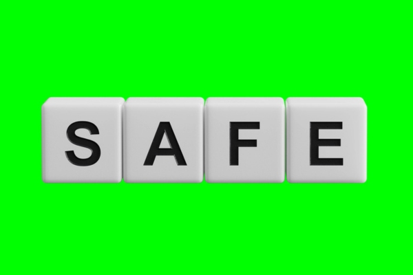 SAFE word spelled using letter cubes depicting Use of Backup Generators