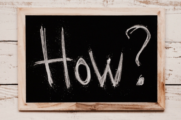HOW handwritten on a mini chalkboard depicting How Air Conditioning Affects Overall Health